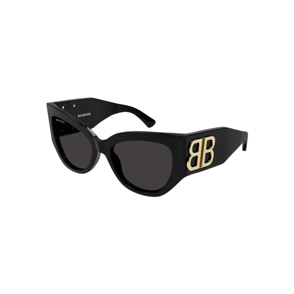 NEW BALENCIAGA SUNGLASSES BB0322S 002 BLACK WOMEN EYEWEAR